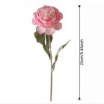 Silk ranunculus stem 48-YWMR1004, size and stem length reference
