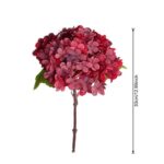 Silk Hydrangea - 36-TJYL4001 artificial flower size and dimensions