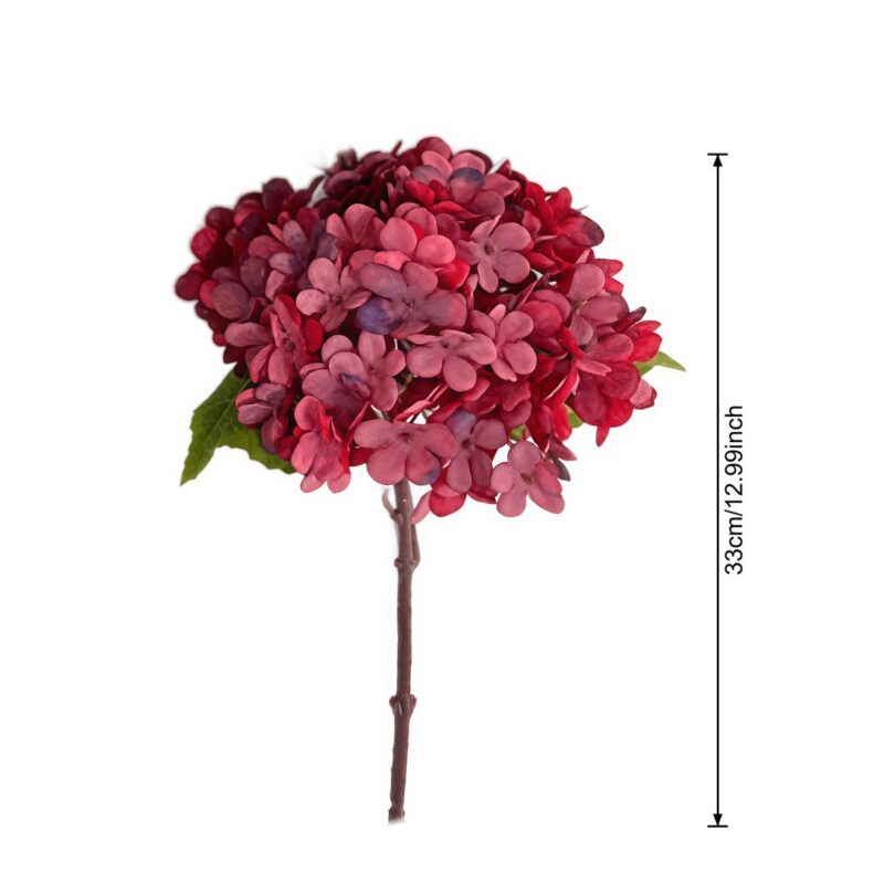Silk Hydrangea - 36-TJYL4001 artificial flower size and dimensions