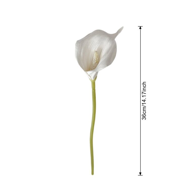 Eva Calla Lily - 61-YWMR1000 artificial flower size and dimensions
