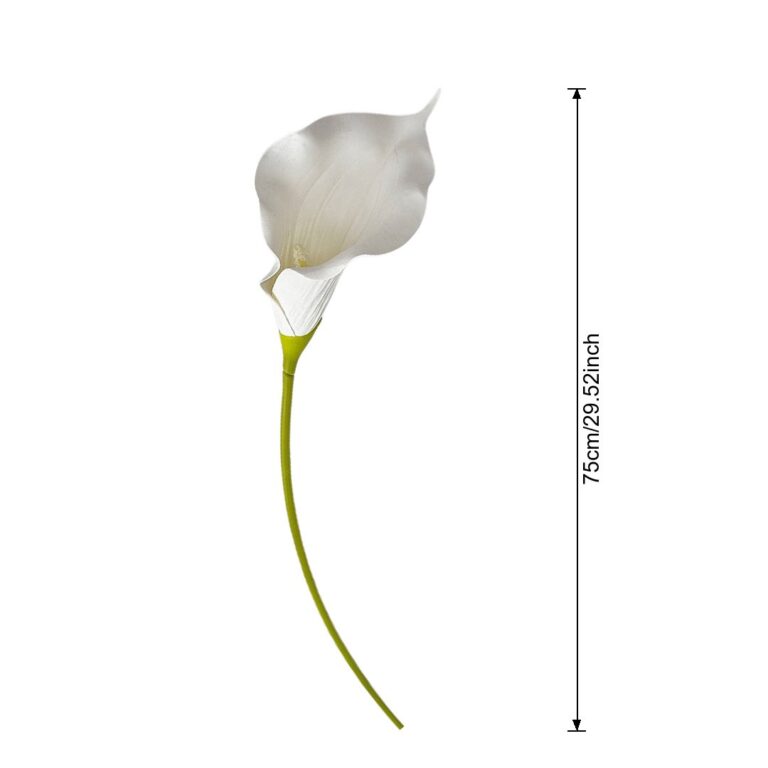 Eva Calla Lily - 63-YWMR2001 artificial flower size and dimensions