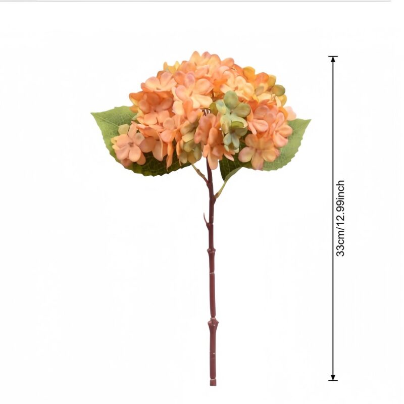 Silk Hydrangea - 37-CFSY4000 artificial flower size and dimensions