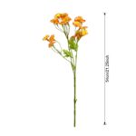Silk Daisy 30 Heads - 71-YWMR3001 artificial flower size and dimensions