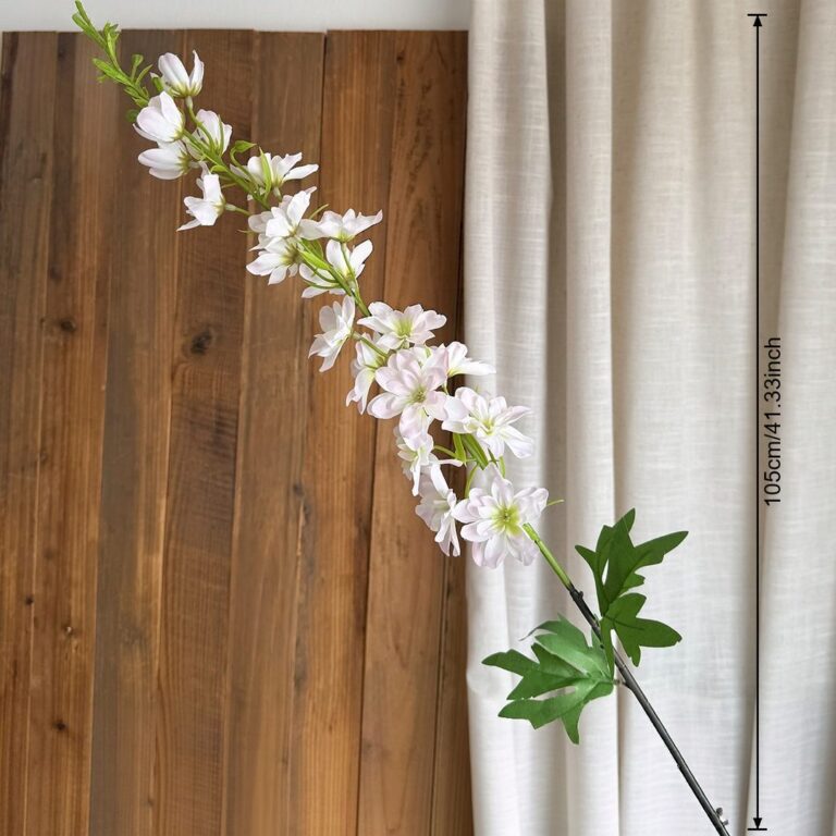 Silk Delphinium - 79-TJHD3008 artificial flower size and dimensions