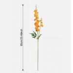 Silk Delphinium 2 Forks - 81-YWFX6005 artificial flower size and dimensions