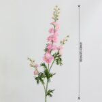 Silk Delphinium - 82-YWJM7009 artificial flower size and dimensions