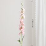 Silk Delphinium - 83-YWKX3008 (50 PCS) artificial flower size and dimensions