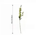 Silk Delphinium 2 Forks - 86-GDDH6009 artificial flower size and dimensions