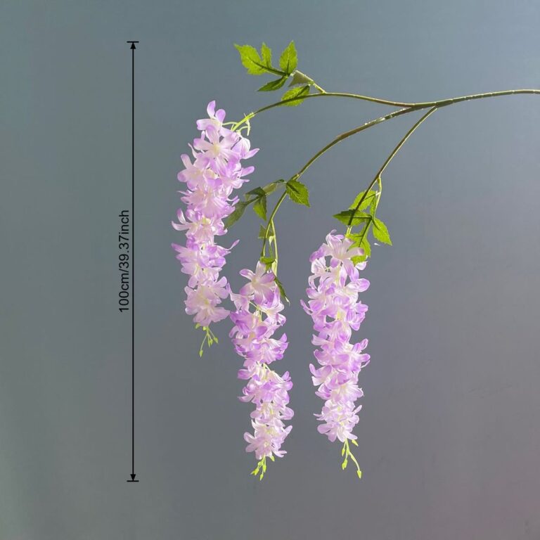 Three strands of artificial flower garlands, perfect real touch wedding flowers decor.
