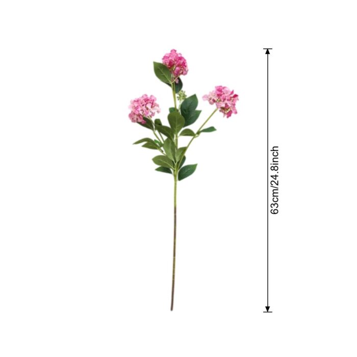Artificial pink crape myrtle flowers for wedding decor and floral arrangements.