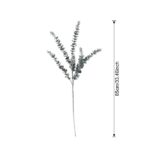 Realistic faux eucalyptus flower spray for wedding decor and floral arrangements.