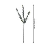 Realistic faux eucalyptus branches designed for wedding and floral decor arrangements.