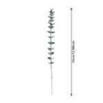 Artificial eucalyptus branch, a perfect faux wedding flower accent for decor.