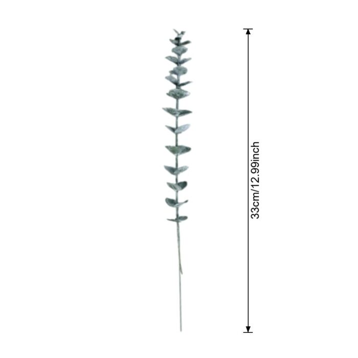 Artificial eucalyptus branch, a perfect faux wedding flower accent for decor.