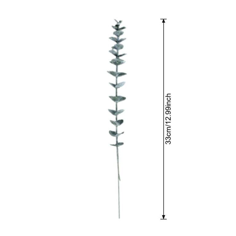 Artificial eucalyptus branch, a perfect faux wedding flower accent for decor.
