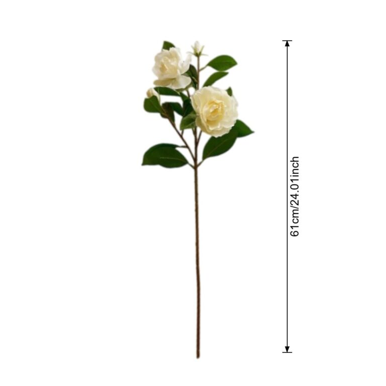 Faux gardenia cluster ideal for wedding decor, offering the look of real touch wedding flowers.