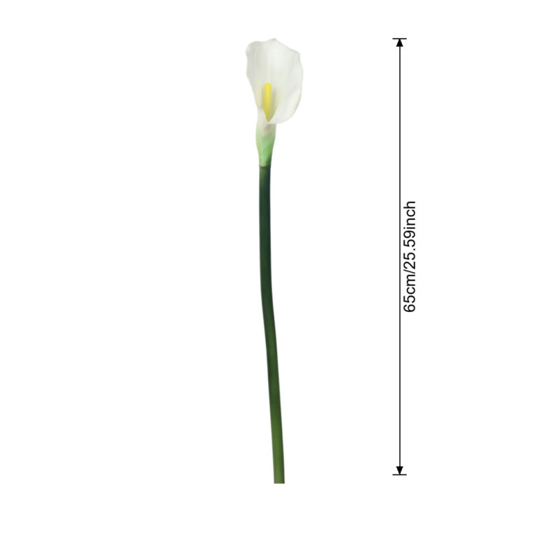 Real touch calla lily TB3009 size: one stem 65 cm / 25.59 in tall